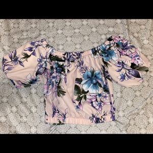Floral crop top
